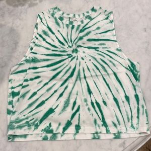 Tye dye workout tank